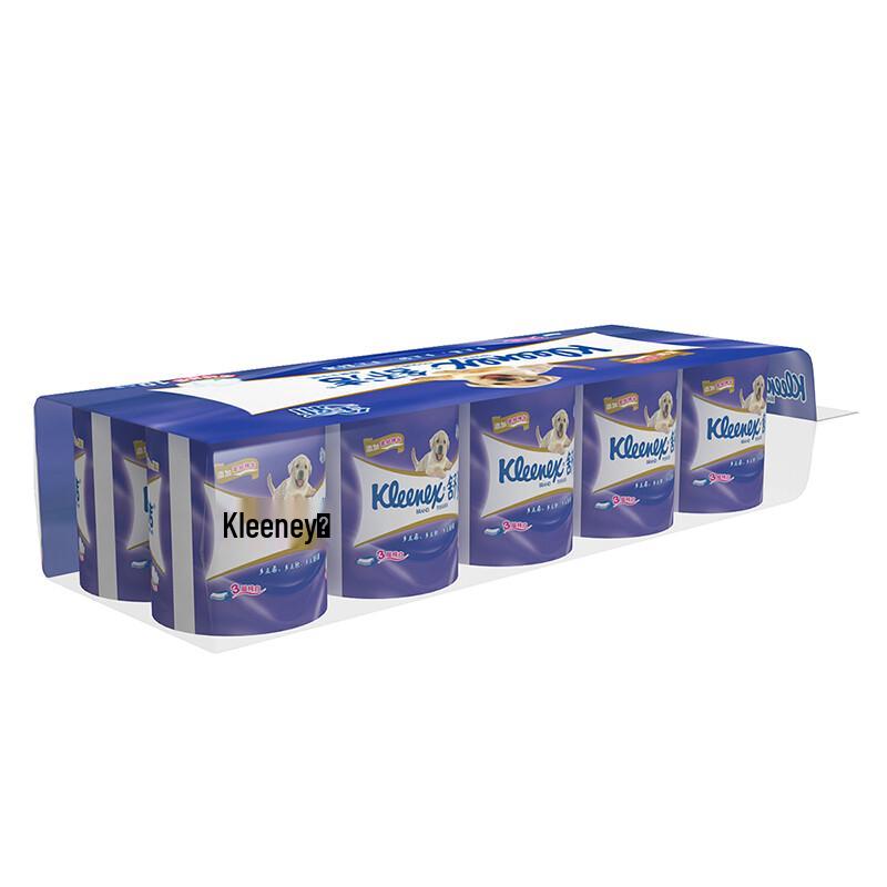 KLEENEX גלילי נייר טואלט רכים 3 שכבות