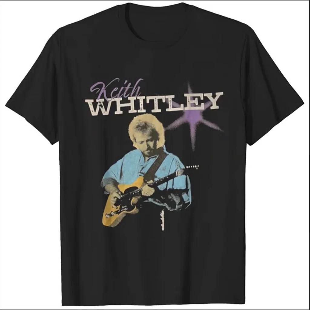 New! Keith Whitley Cotton Black Shirt Unisex Tour S to 5XL M