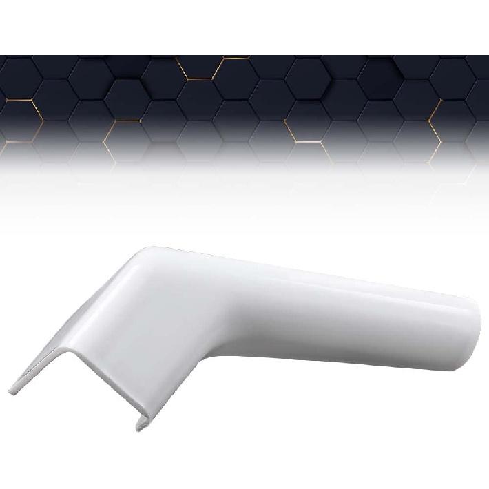 PIT66 RV Rain Gutter Spout Long Version Gutter Spout 3 1/2" Long 4pcs White