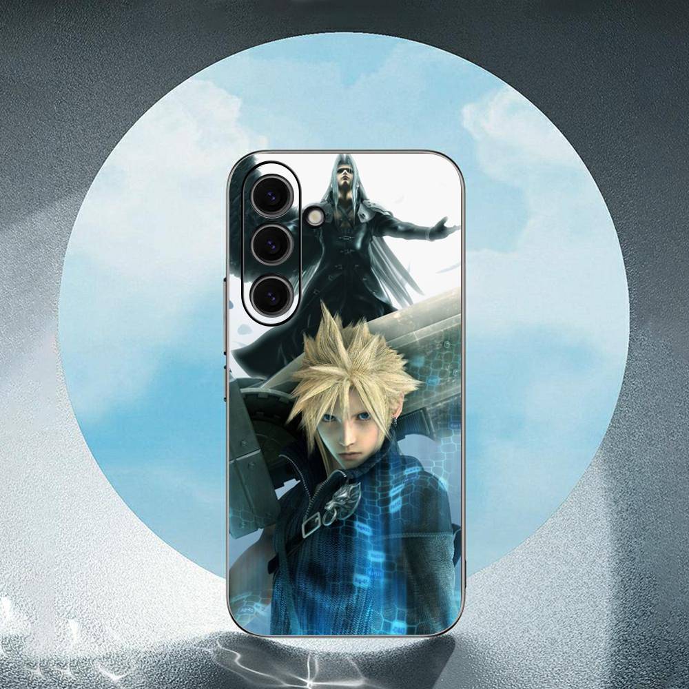 

K-Kuraudo Sutoraifu For Samsung Galaxy S25 S24 S23 Ultra S22 S21 Plus S20 Black Soft Silicone Protective Case SamsungS24fe