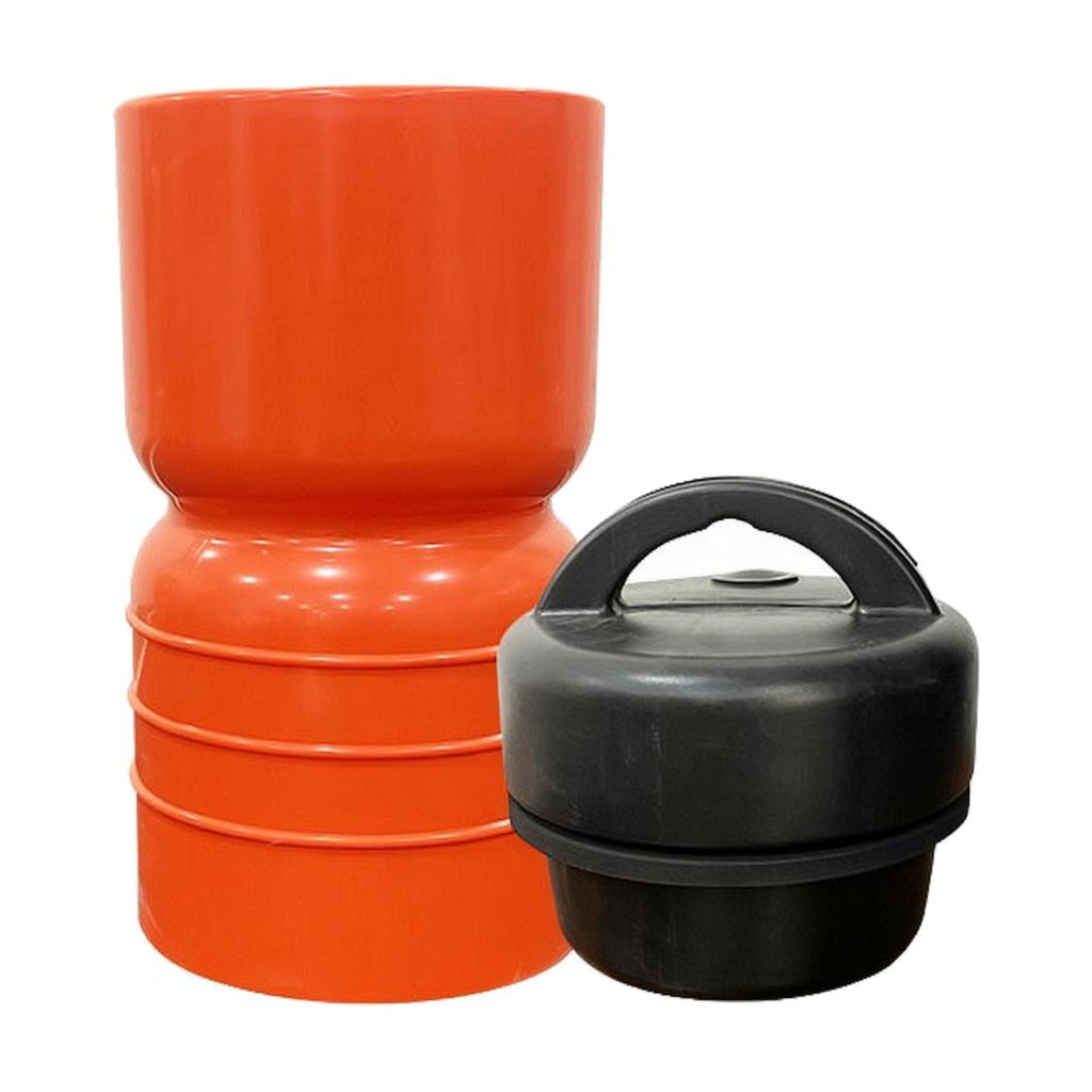 Cylindrical ManureDrain Plug with Domed Cover Easy to Lift Manure Drainage Drain Stopper