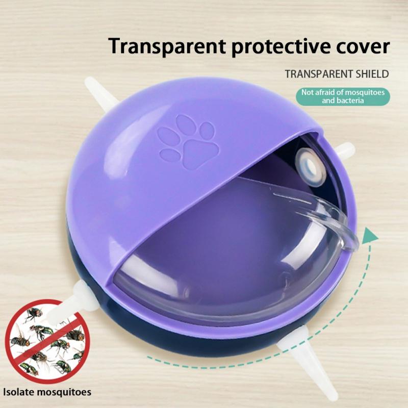 Biberon 200ml Lapte Pisoi Câine Pisică Băutor Biberon Pui 4 Tetine Pisoi Multipli Alăptare Bol Lapte cu Bule