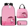 Student School Bag Bento Bag Insulated Lunch Bag Cartoon Cute Kt Children'S Backpack
