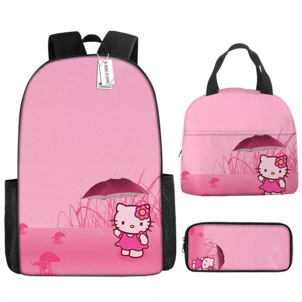 Student School Bag Bento Bag Insulated Lunch Bag Cartoon Cute Kt Children'S Backpack