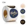 500 Pieces/Roll Labels DIY Packaging Craft Stickers Thank You Self-Adhesive Decoration Tapes For Gift Bag Envelope Sticker