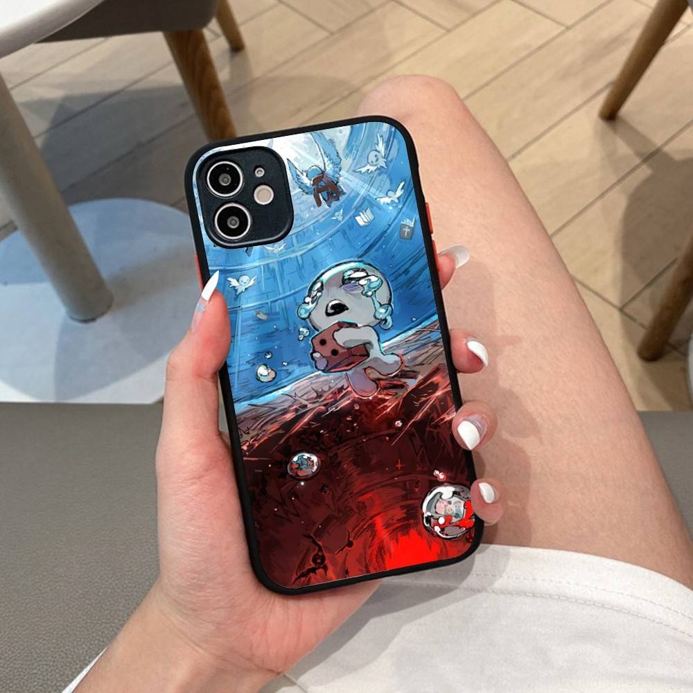 Game The B-Binding Of I-Isaac Phone Case For IPhone 16 15 14 13 12 11 Pro Max Plus X XS MAX Black Matte Phone Fundas