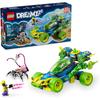 LEGO Dreams Mateo and Zibrob Action Race Car Toy Building Set for Kids Ages 8-10