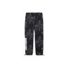 Li Ning Badfive Sports Basketball Series Cashew Flower Pattern Fleece Warm Knitted Pants Men Bottoms Black AKLR803-2