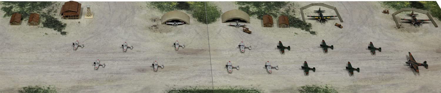 

SPS Series Japanese Army Rabaul Air Base Diorama Paper Base x 180 2 Plastic Model Kit SPS28 Molded Color Pit-Road 1/700 (280 mm, sheets)