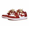 Jordan Air Jordan 1 Golden Jade Perfect Match Abrasion Resistant Low top Vintage Basketball Shoes Unisex Brick Red DC0774-182(Team1137-)