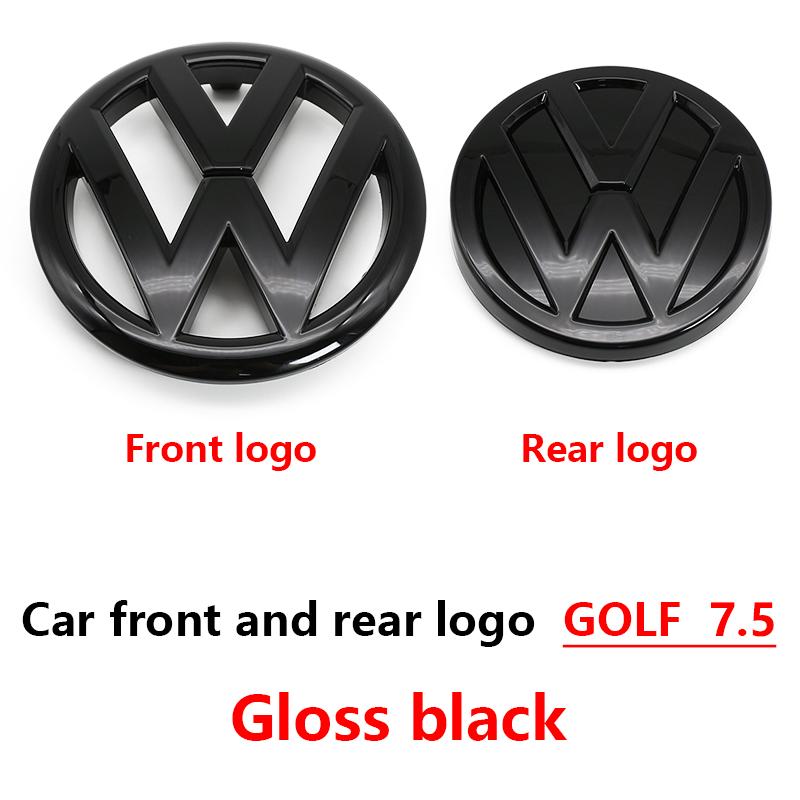 hijk1 1Pc 3D ABS Car Rear Trunk Emblem Badge Logo For Volkswagen VW MK7 Golf 7 7.5 MK7.5 GTI R Rline GTD Replacement Auto Accessories