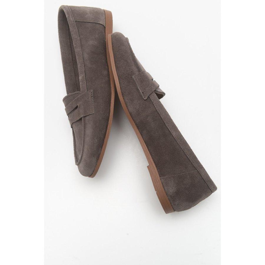 Women's Genuine Suede Leather Casual Shoes Loafers