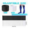1pair Anti Slip Shin Guard Straps Adjustable Soccer Lace Bands Portable Shinguard Stays  Sports