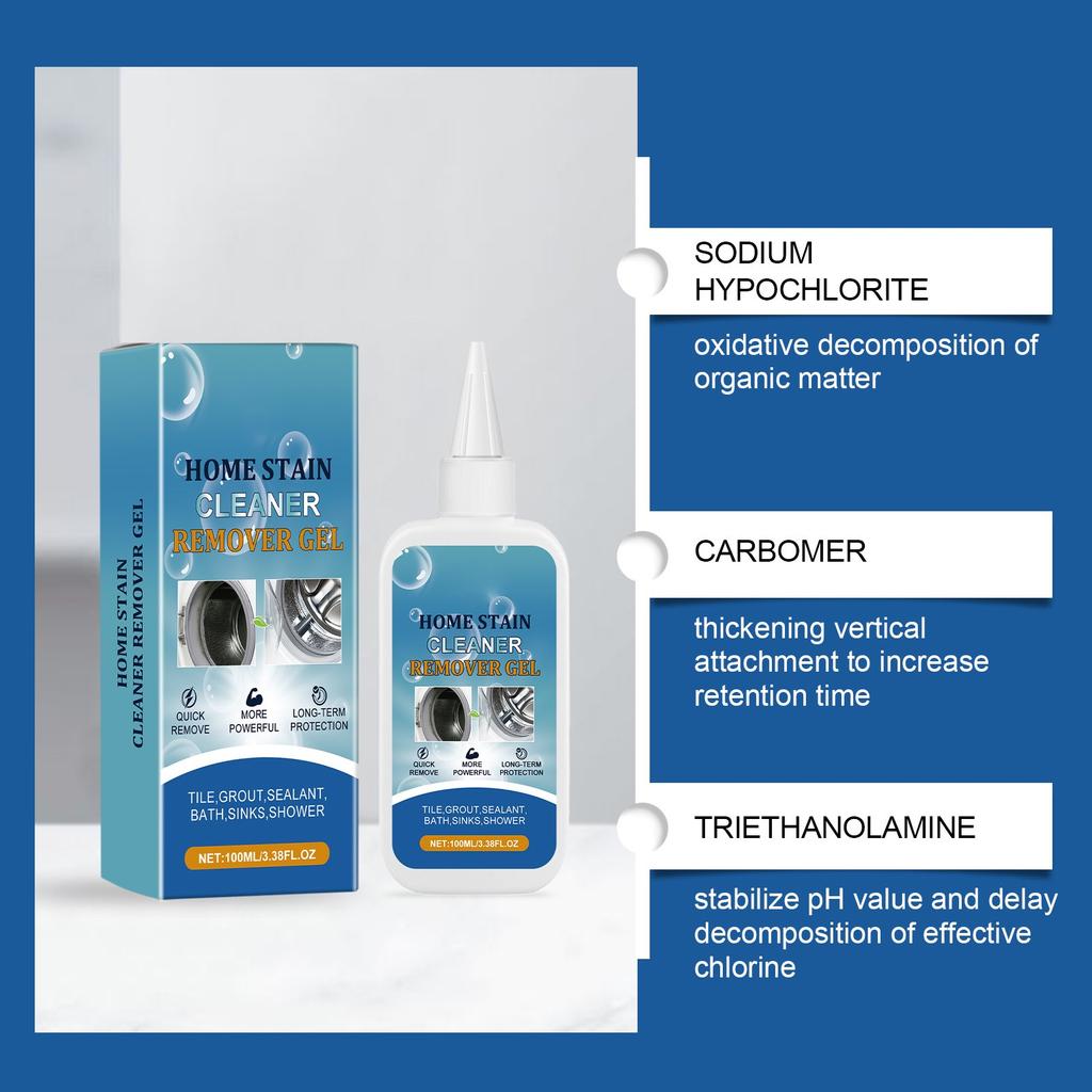 Household Stain Removal Gel Deep Penetration Cleaning Ceramic Tile Seam Special Pointed Nozzle  142g