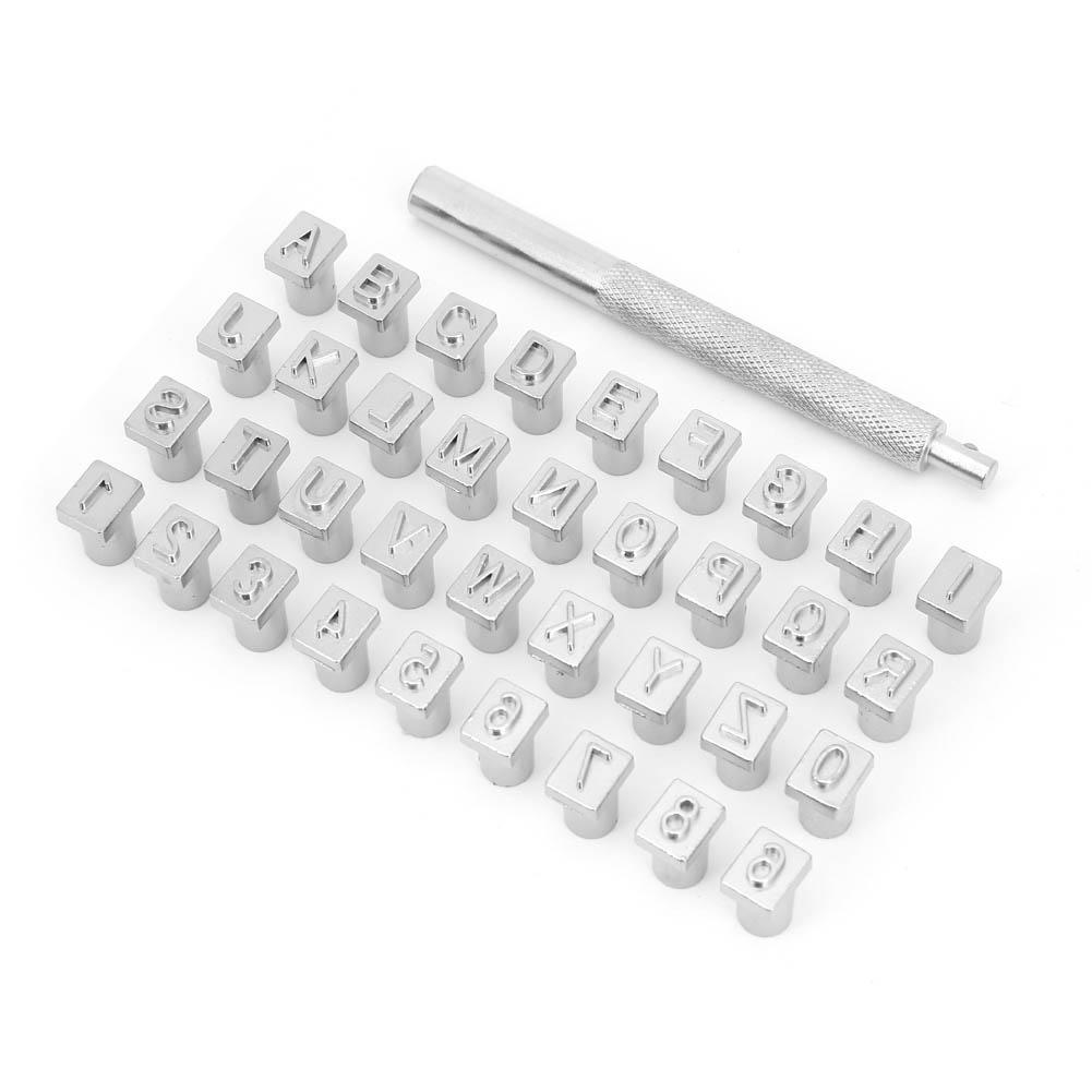 Leather Stamp Set, Letter Punch, Number Punch, Stamp Punch, Stamp Punch Set (6.5mm)
