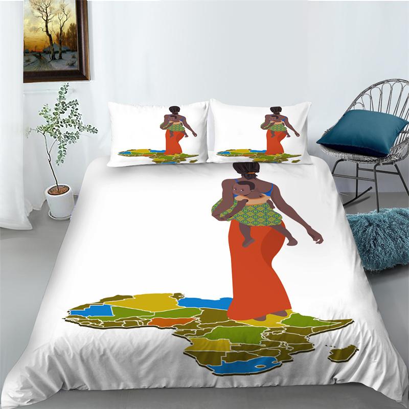 

Комплект постельного белья с 3D принтом, экзотическое домашнее постельное белье, уникальный дизайн, пододеяльник, богемное постельное белье королевского размера, пододеяльник EU Single 135x200cm
