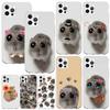 Funny Sad Hamster Meme Phone Case For Iphone 17 Air 16 15 Plus 16E 14 Pro Max 13 Mini 12 11 7 8 SE Fundas Soft Back Cover 17 Air