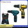 12V Dual Speed Rechargeable Handheld Drill with Lithium Battery for Household Use