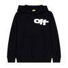 Bluza z kapturem Off White z nadrukiem logo z tyłu dla dzieci