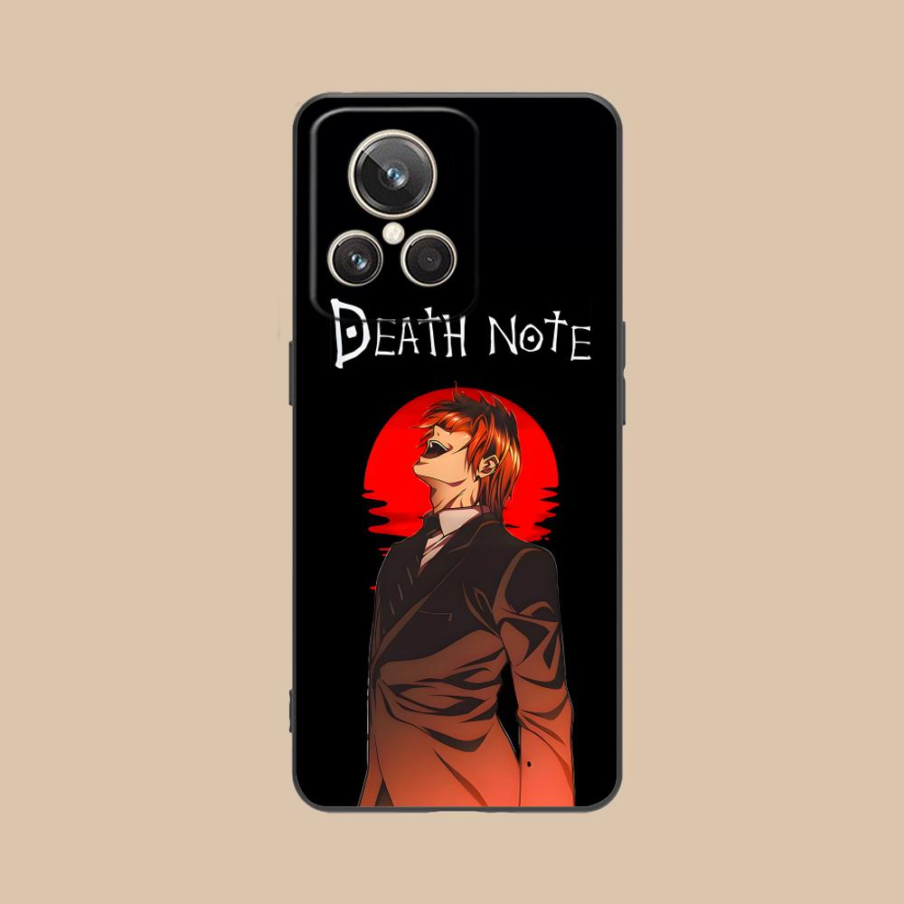 Death Note Kira Light Mobile Phone Case for Realme 15 14 13 12 11 10 9 Pro Plus T i Lite 5G Colorful Printing Cover Luxury Cover