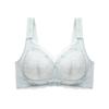 Thin and light without steel ring, gather and close the sub-breasts, thin large size full cup lace back bra.
