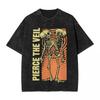 Pierce The Veil classic album poster print Tshirt Unisex Women Vintage Washed cotton gohtic YK style oversized top summer new tee