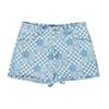 New MLB Denim Shorts Women's Light Blue 3FDPM0323-50BLL