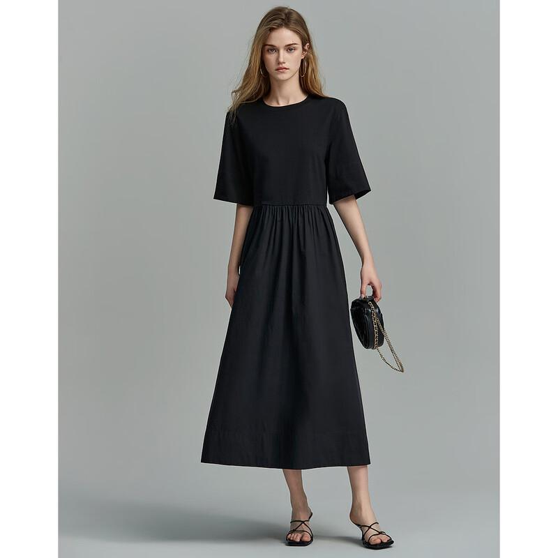 Demana Women's 100% Cotton A-Line T-Shirt Dress