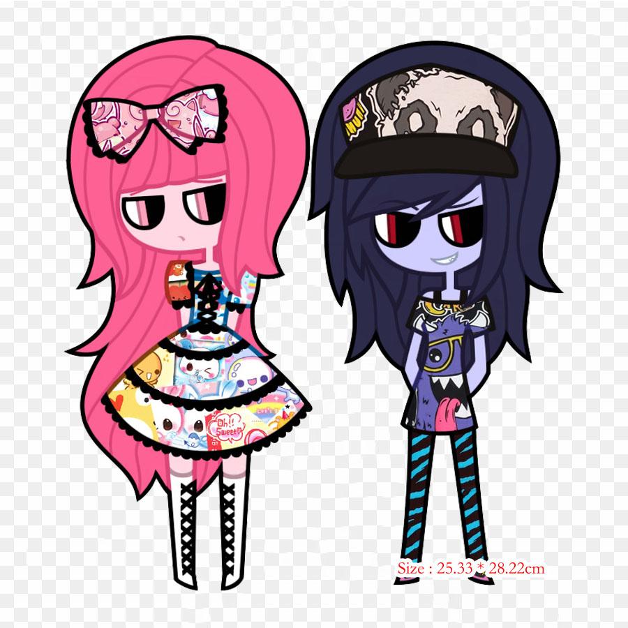 Fictional Character Poster Iron On Heat Transfer Printing Vinyl Patches Sticker for Clothes DIY Appliques Washable Patches