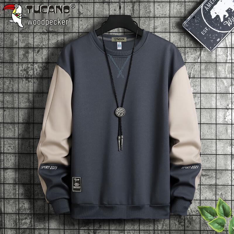 

TUCANO Men s Casual Crew Neck Long Sleeve Sweatshirt XL