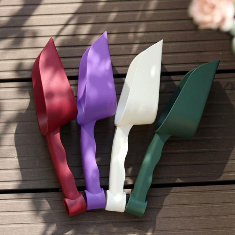 Plastic Garden Scoops Hand Tool Deep Body Hand Shovel with Hanging Hole for Soil Transfer and Routine Cleanup Tasks Daily