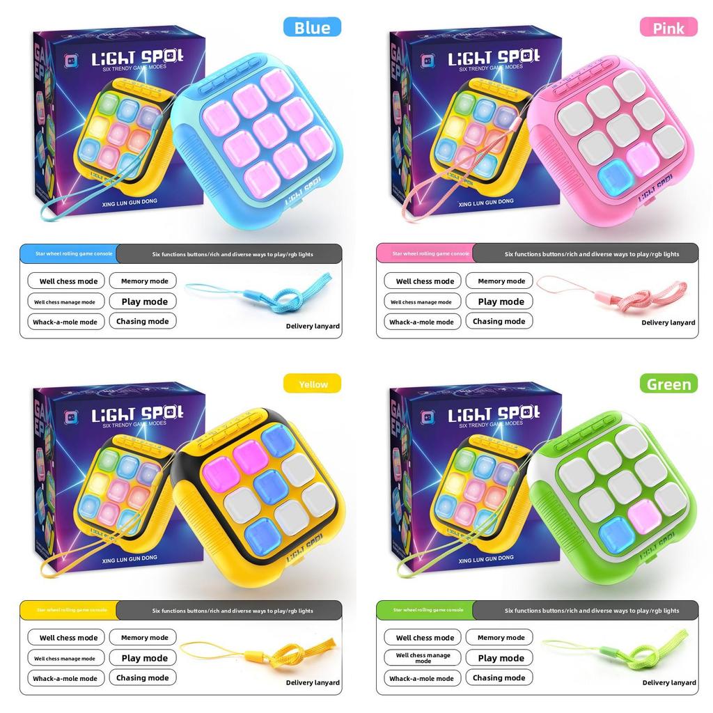Speed Push Button Game For Kids With Sound Light Abs Material Rechargeable Toy For Boys And Girls