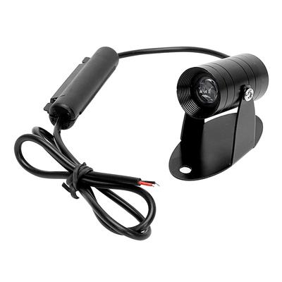 3D LED Logo Işığı Logo Lazer Projektör Arka Aydınlatma Motosiklet Spot Işığı Hayalet Sürücü Alevli Kafatası Sis Lambası