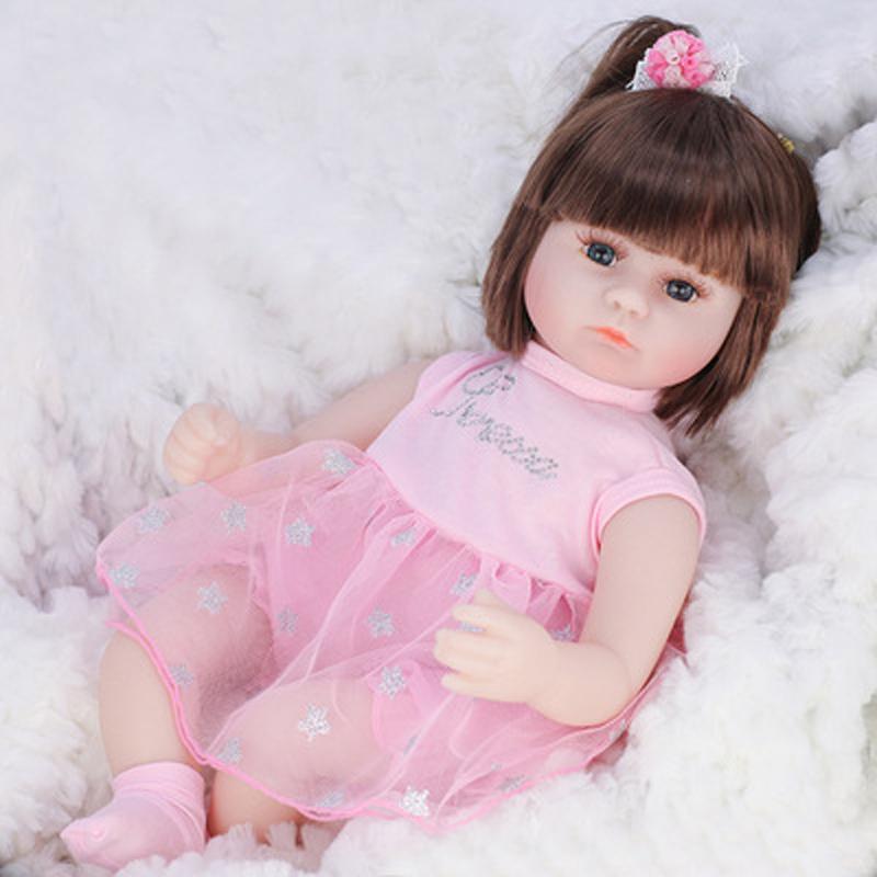 42cm hračka celotělová silikonová vodotěsná hračka do vany Populární panenky Reborn pro batolata Bebe Doll Reborn Lifelike Soft Touch