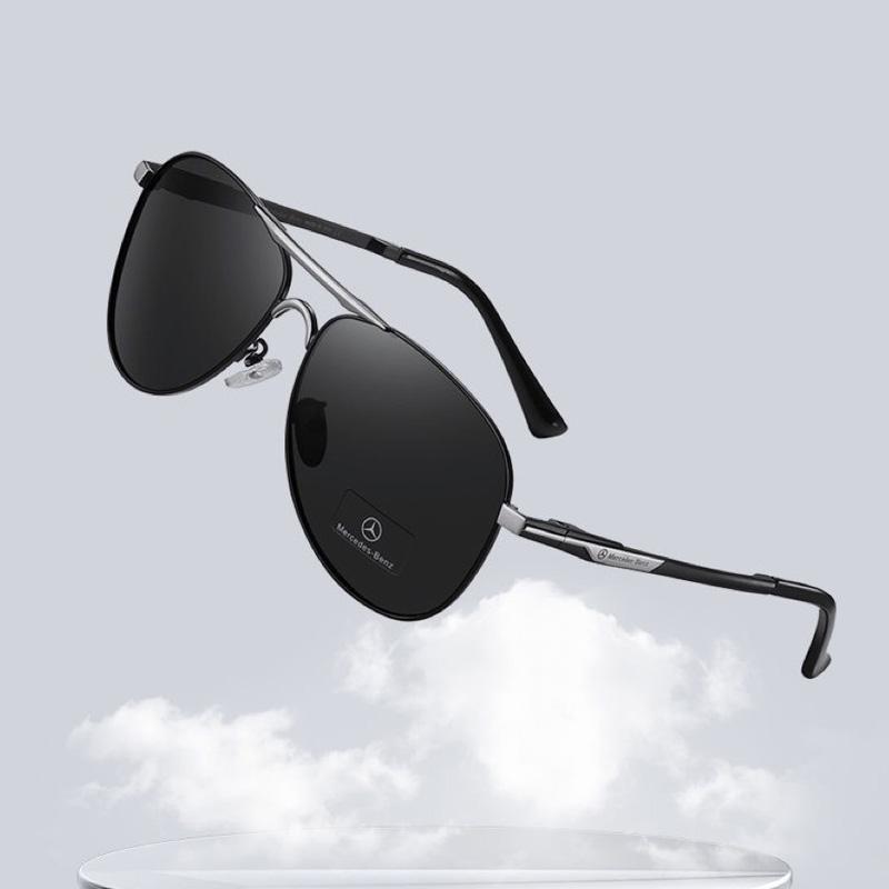 Car Polarized Sunglasses Safety Driving Anti Glar Goggles For Mercedes Benz AMG W204 W205 W212 W221 W117 W177 GLA GLE Sticker PJ0