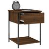 VidaXL Bedside Table Brown Oak 44x45x58 Cm Engineered Wood 825851