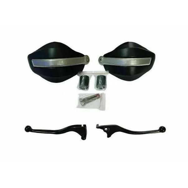 Genuine Royal Enfield Himalayan Clutch & Brake Lever Kit With Hand Guard Black