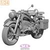 Sol Model WWII German KS750 Military Motorcycle 3D Printer Kit MM903 1/24 (Motorcycle)