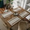 Stolní podložka střapce Design Jemné šití Obdélníkové Vintage tkané Boho prostírání pro restauraci