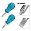 Mini Magnetic Dual Purpose Cross Slot Bits Screwdriver