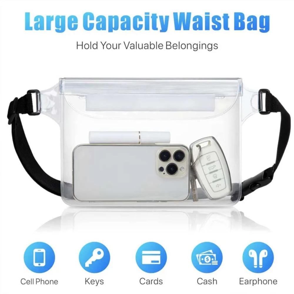 Touch Screen Swimming Waterproof Waist Pack PVC Diving Shoulder Waist Pack Bag New Swimming Bags