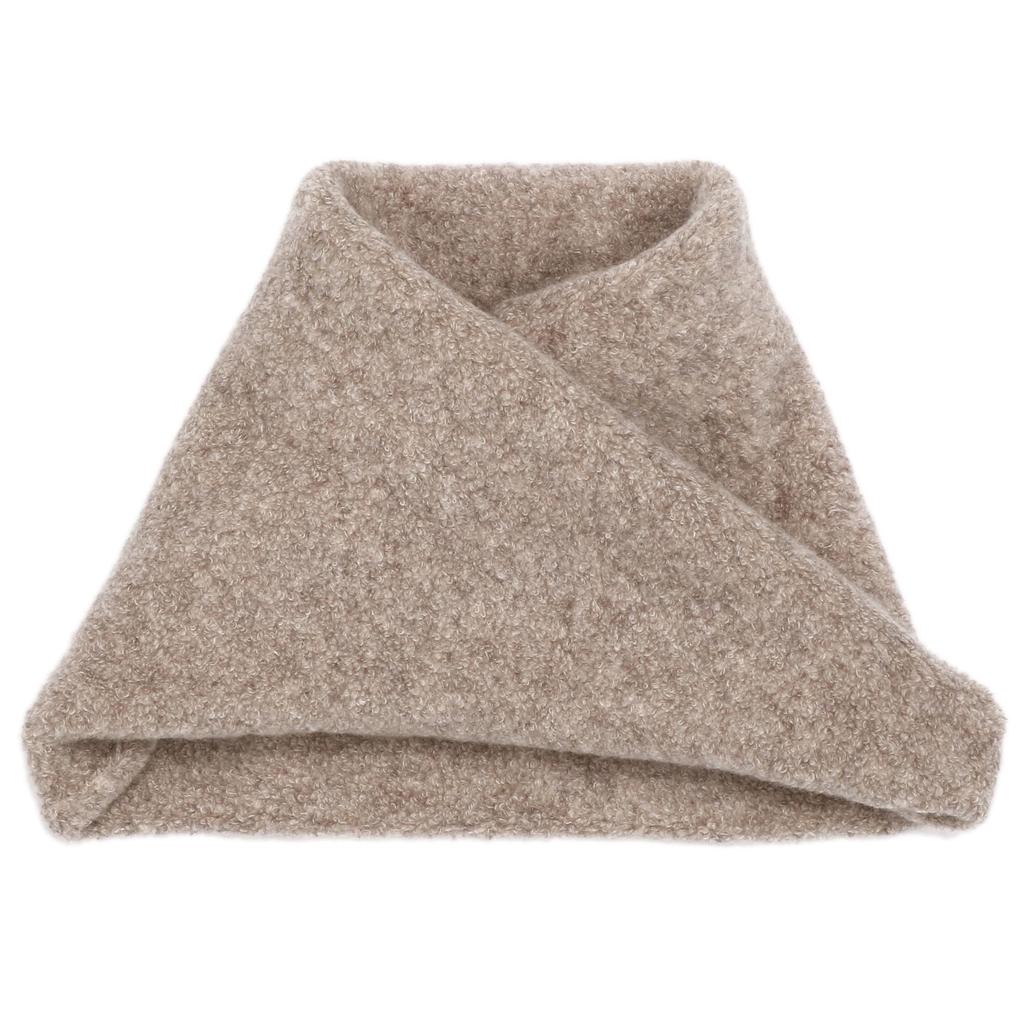 Buyer Pure Cashmere Fluffy Snood Neck Warmer Knit Snood Cashmere JSN9860 3 [Women's, Men's, Kids, Coordination] (Small, Beige)