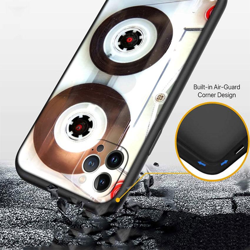 PP17 Cassette Vintage Tape Case for Motorola Edge 60 60s 70 G86 G56 G54 E14 G04S G45 G54 G64 S30 S50 X30 X40 X50 Ultra Pro Power