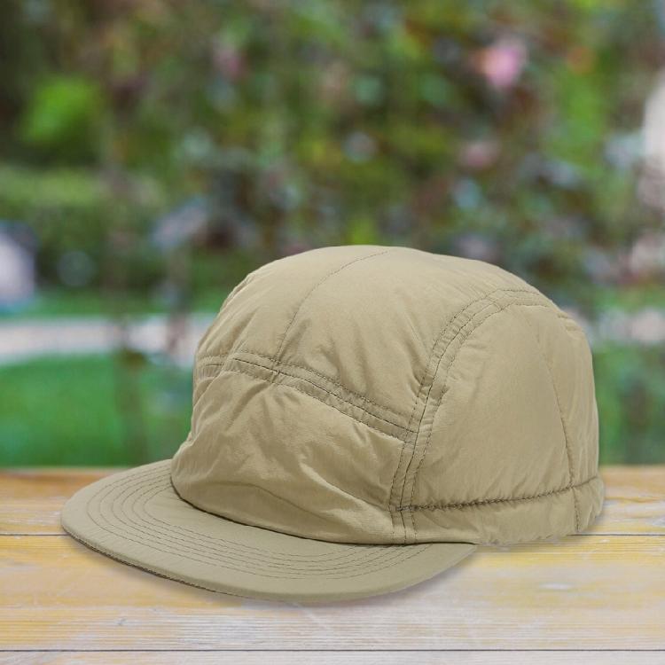 Multiuse Baseball Hat Flat Brim Lightweight Down Padded Baseball Caps For Outdoor Winter Activity All Age Daily Use