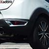 For Mazda CX-3 CX3 2015-    2024 Chrome Rear Fog Light Lamp Cover Trim Tail Foglight Bezel Trims Car Accessories