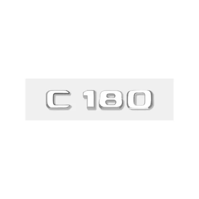 C32 C35 C180 C200 C220 C230 C260 C280 C300 Logo Car Stickers for Mercedes Benz C Class Refit Rear Boot Trunk Displacement Label WX4