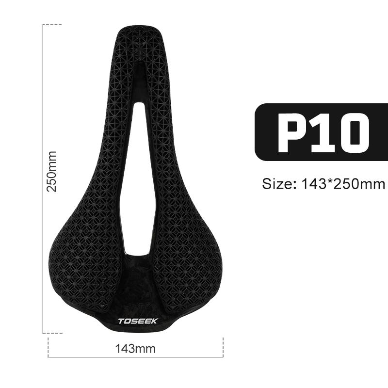 Factory  250x143mm/250x160mm 3D Printed Carbon Fiber Saddles 7x9mm Ergonomic Lightweight Hollow Design Racing XC Carbon Fiber