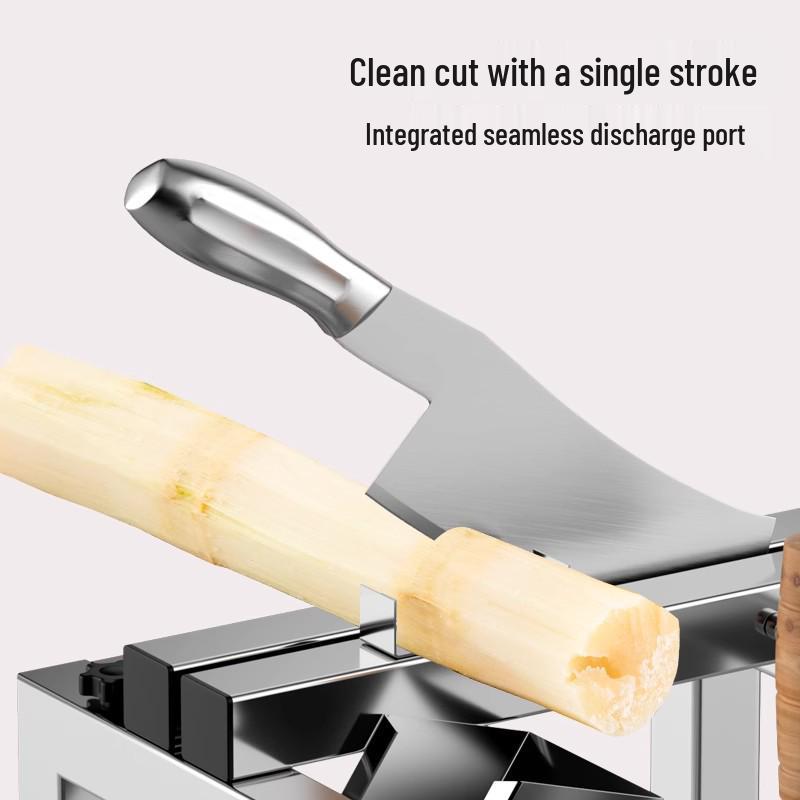 Stainless Steel Sugarcane Chopper and Crushing Knife Holder - Blue