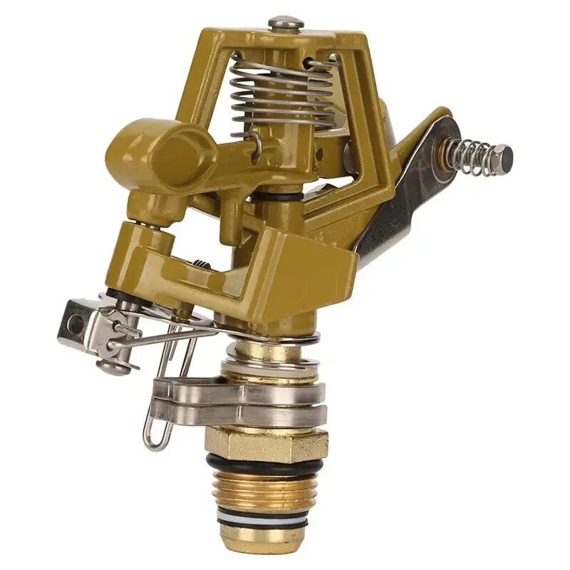 

1 шт. Роторная дождевальная насадка с вращением на 360 градусов, 4-точечный сплав, регулируемый угол, насадка для полива газона и сада