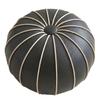 PU Leather Pouf Ottoman Cover Unstuffed Storage Bag Modern Shoe Stool Cover  Home Use